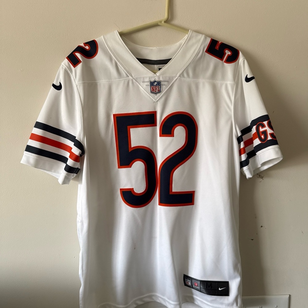 NFL White and Orange Men's Jersey